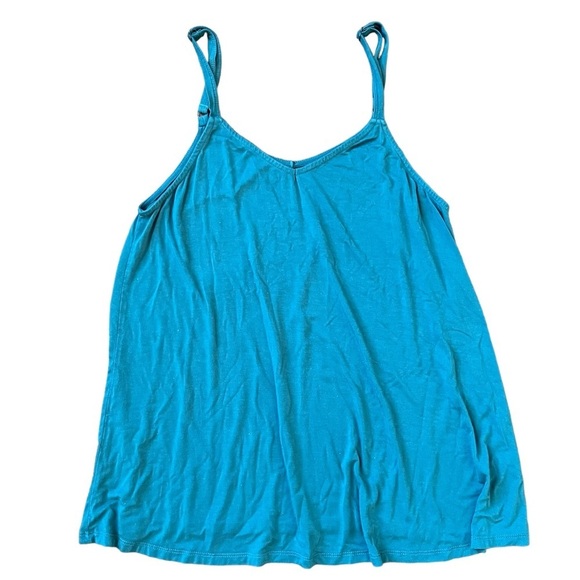 torrid Tops - Torrid super soft knits teal spaghetti strap tank top size 00
